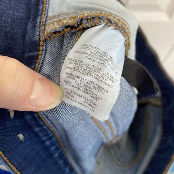 Madewell Womens 9” High Rise Skinny Jeans Size 25 Blue Stretch Denim Pockets - Picture 7 of 10